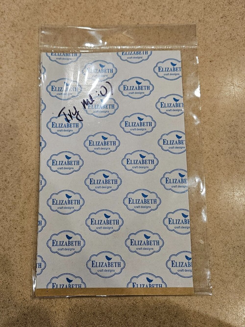 RARE NIP ELIZABETH CRAFT DESIGNS 3 SHEETS CLEAR DOUBLE SIDED ADHESIVE 8x5